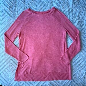 AEO Soft & Sexy Plush Pink Long Sleeve Blouse | XS